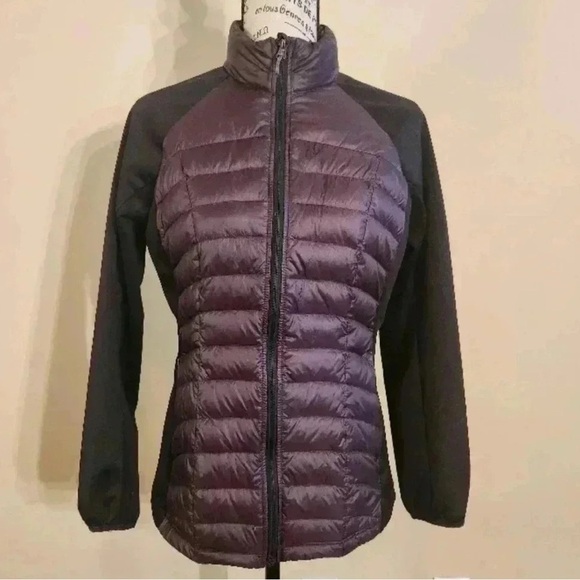 32 Degrees Purple and Black Women's Puffer Jacket - Picture 11 of 11